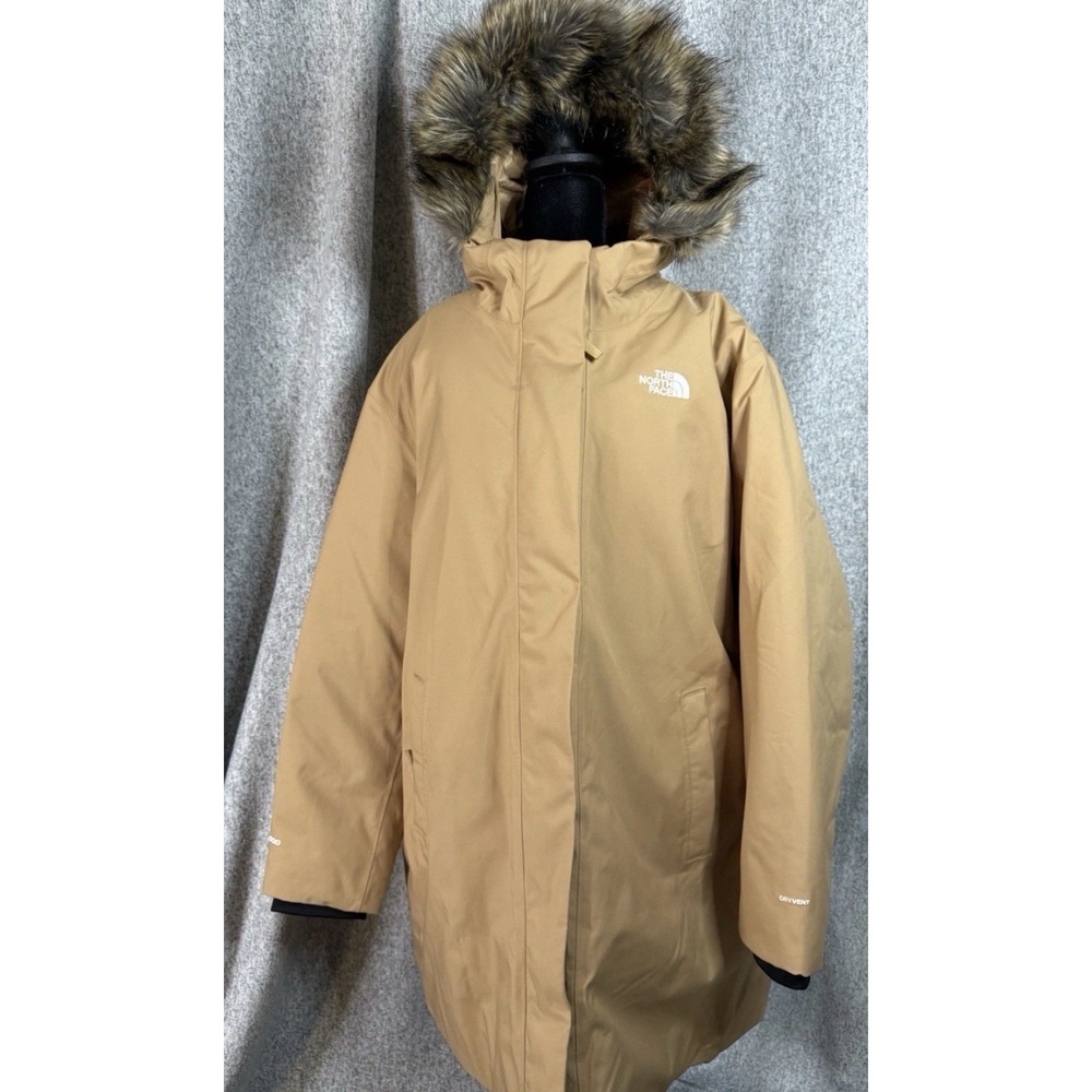 The North Face Arctic Parka Women 3XL NWOT Almond Butter Down Waterproof Jacket